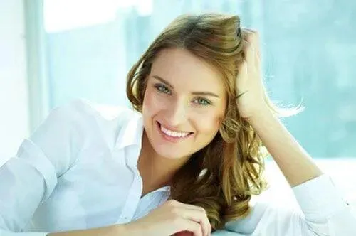 Close-up of a bright, healthy smile after cosmetic dental treatment