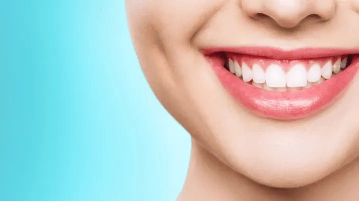 Illustration of healthy teeth and gums
