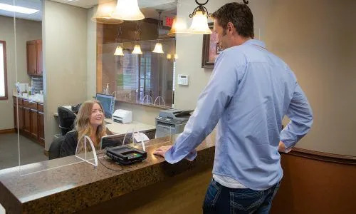 Front desk at Isaacs Family Dental