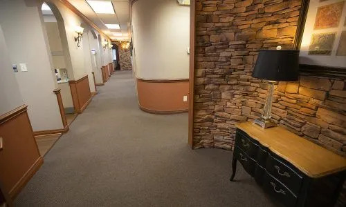 Private hallway at Isaacs Family Dental in Indianapolis