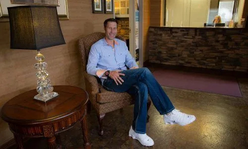 Reception lounge at Isaacs Family Dental