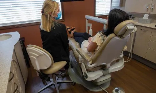 Treatment room at Isaacs Family Dental in Indianapolis